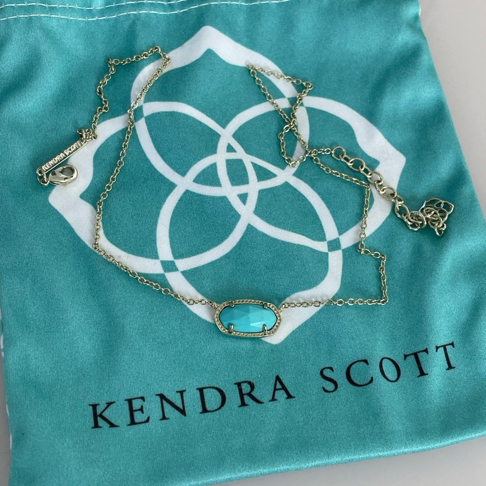 Kendra Scott Turquoise Elisa Necklace